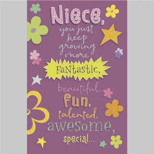 Niece Birthday Card
