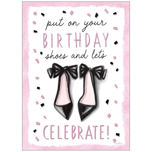 Birthday Shoes - Birthday For Her Card