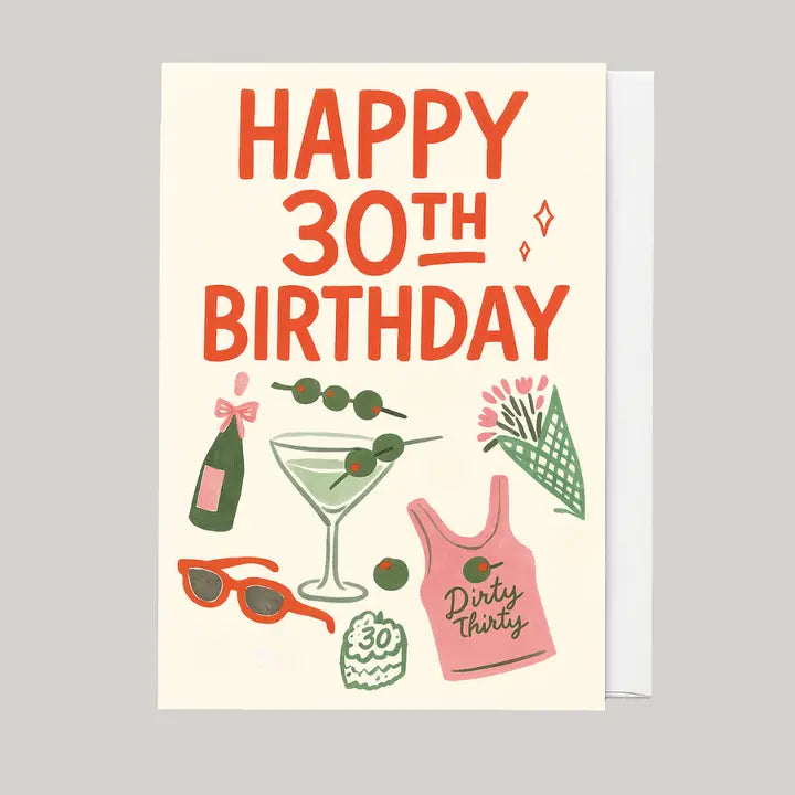 Happy 30th Birthday Card