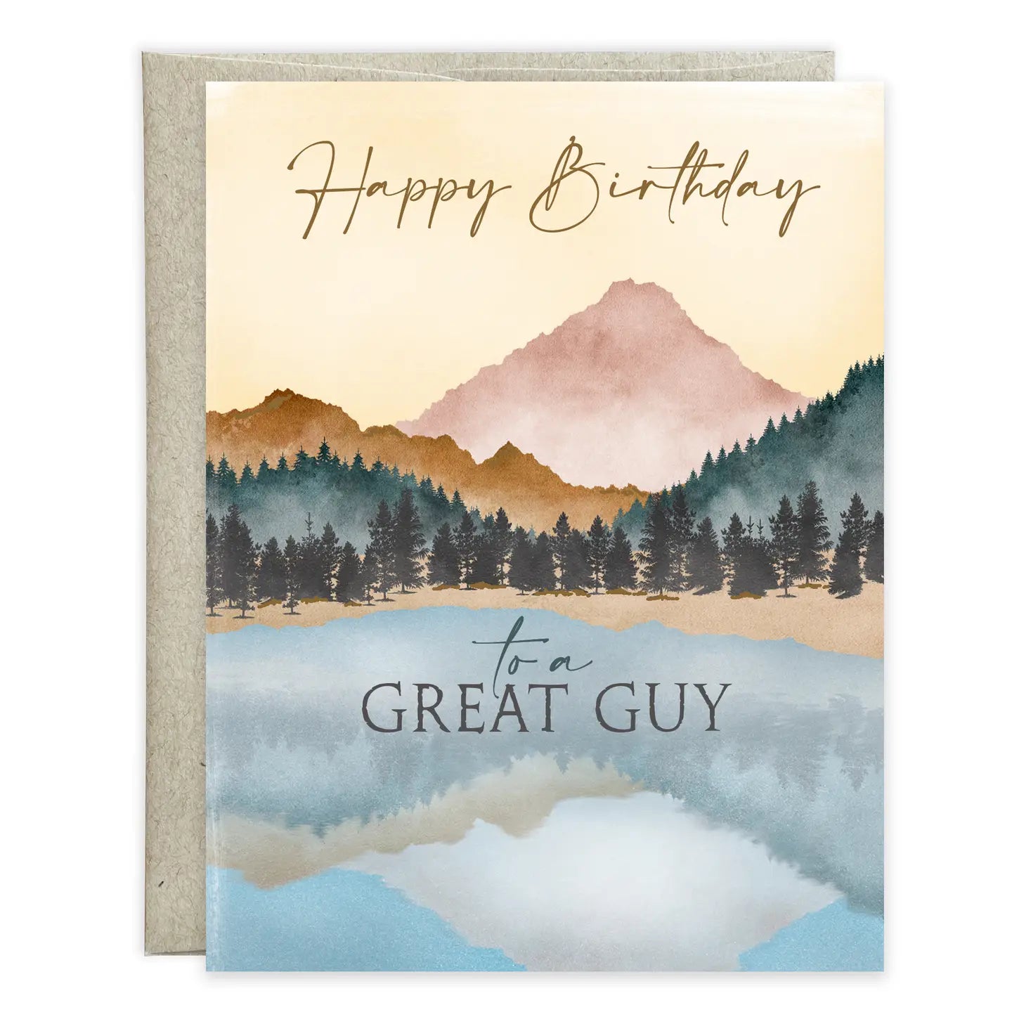 Birthday Greeting Card - Lakeside