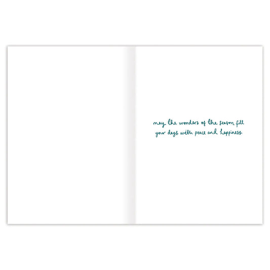 Highland Cow Woolly Wishes Christmas Holiday Card