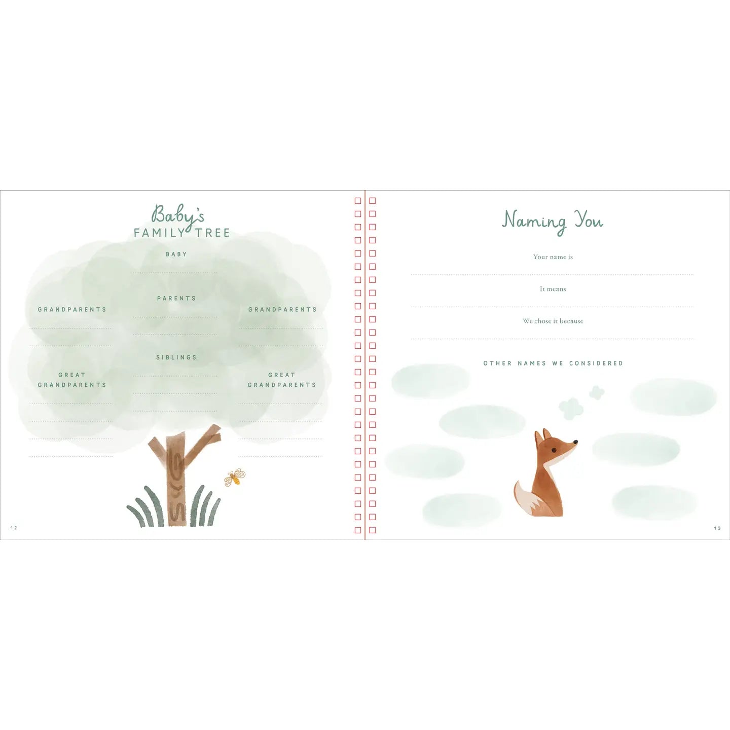 Baby's First Years: A Modern Memory Book with Keepsake Box