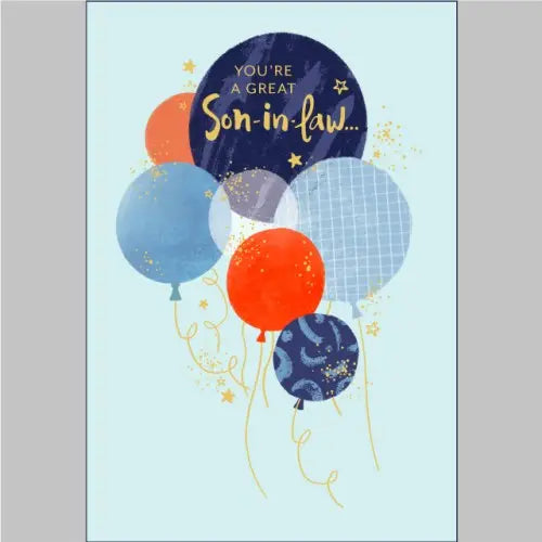 Son-In-Law Birthday Card