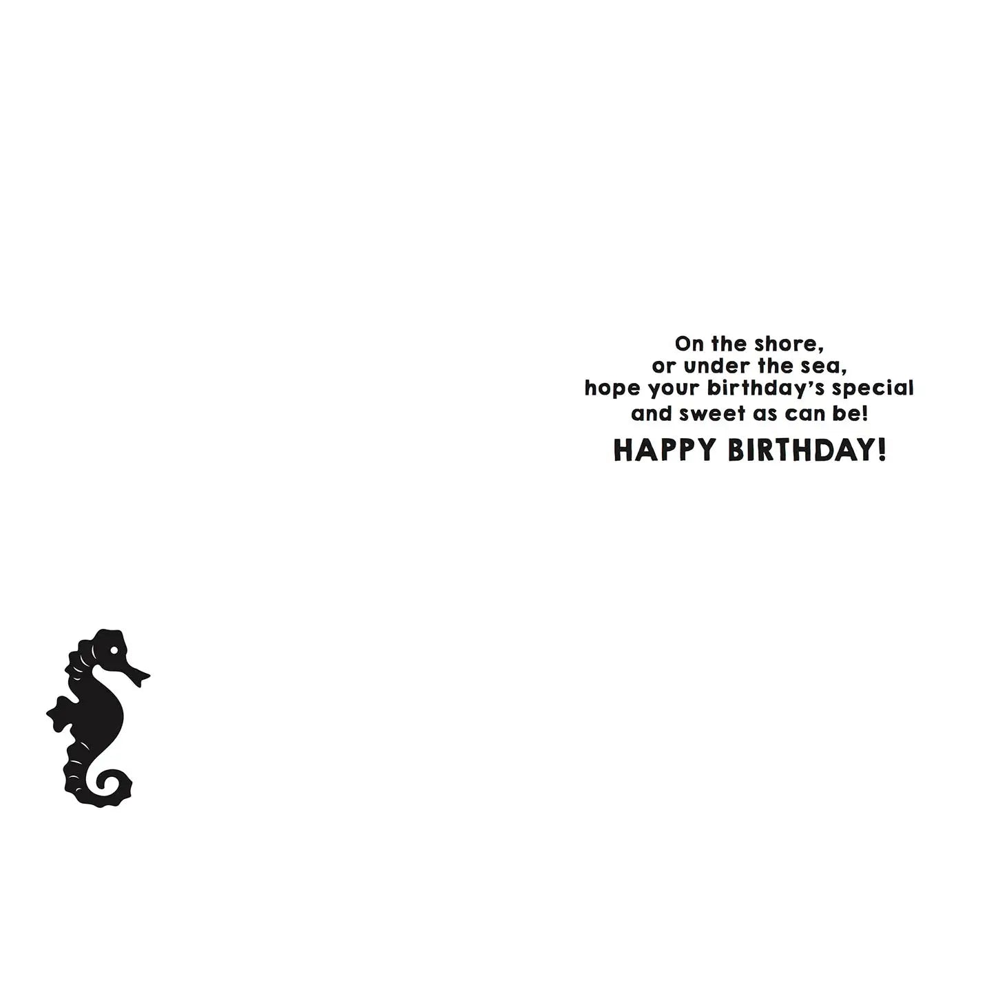Mermaid - Juvenile Birthday Value Card