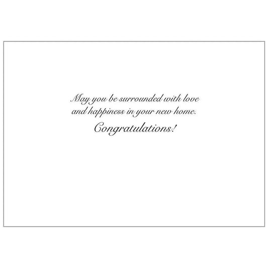 Window Box - Congratulations New Home Value Card