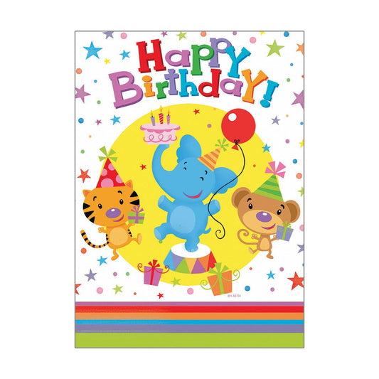Tiger, Elephant and Bear - Faith Birthday Child Card
