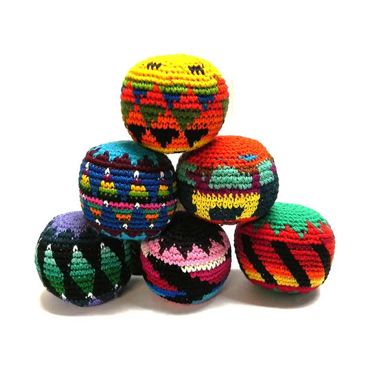 Multicolored Crochet Hacky Sack