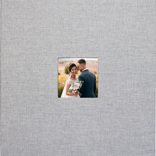 Linen Photo Album (40 Self-Adhesive Pages)