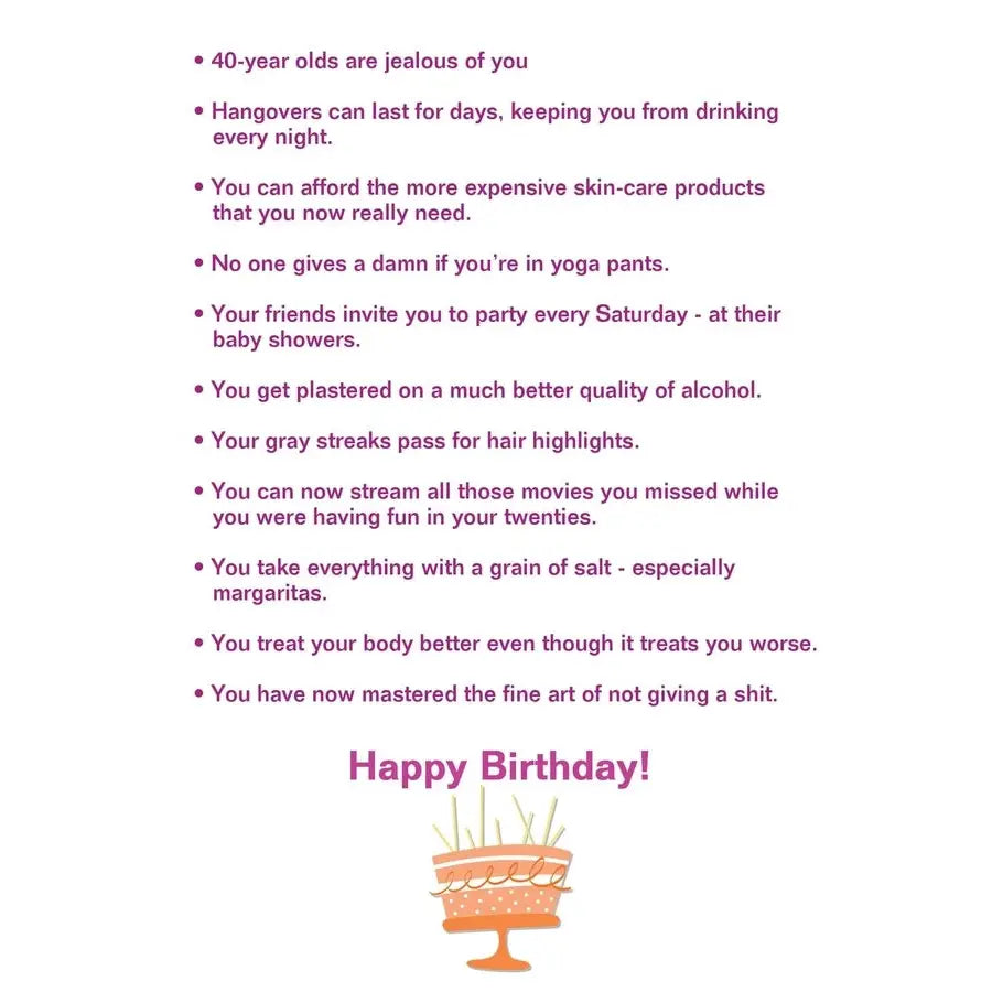 Humor 30th Birthday Card
