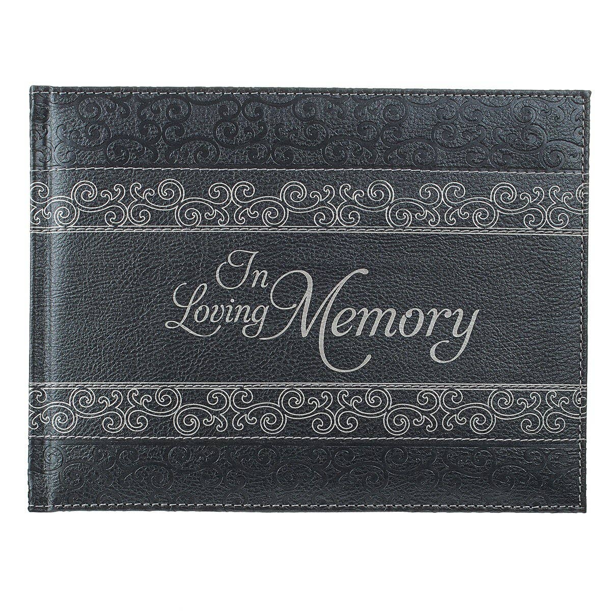 Guest Book Charcoal In Loving Memory