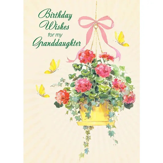 Granddaughter Birthday Card