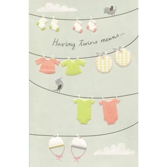 Baby Twins Card