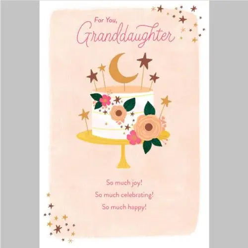Granddaughter Birthday Greeting Card