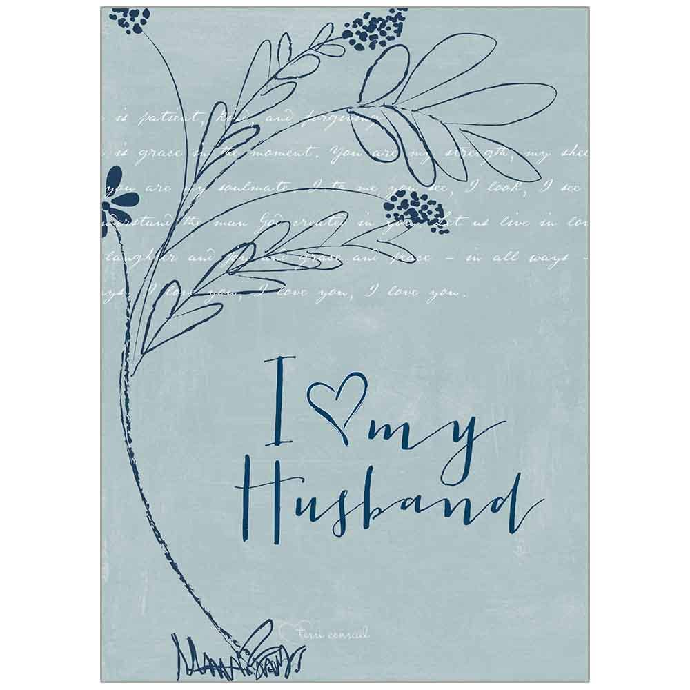I Love My Husband - Birthday Husband Card