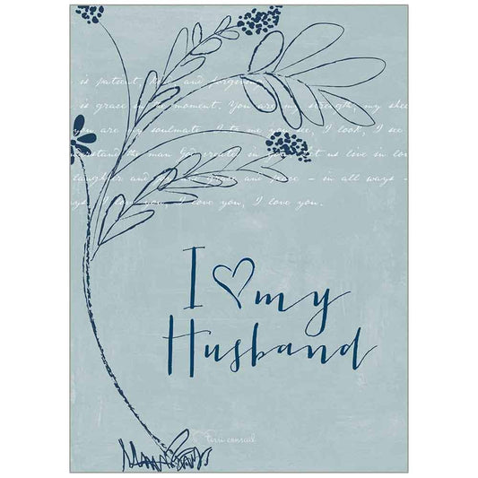 I Love My Husband - Birthday Husband Card