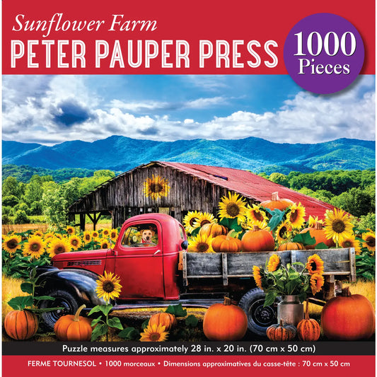 Sunflower Farm 1000 Piece Jigsaw Puzzle