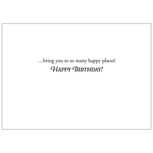 Yellow Bike - Birthday Value Card