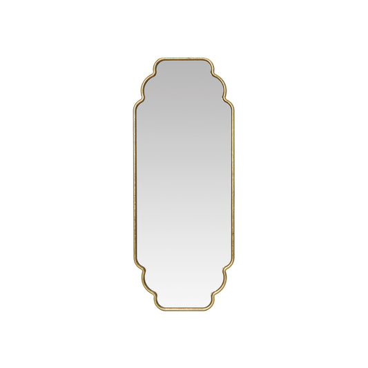 Metal Framed Scalloped Wall Mirror