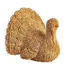 Wicker Resin Turkey Sitter