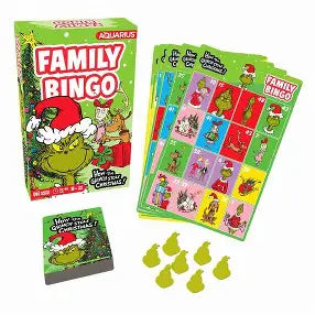 Grinch Family Bingo Game