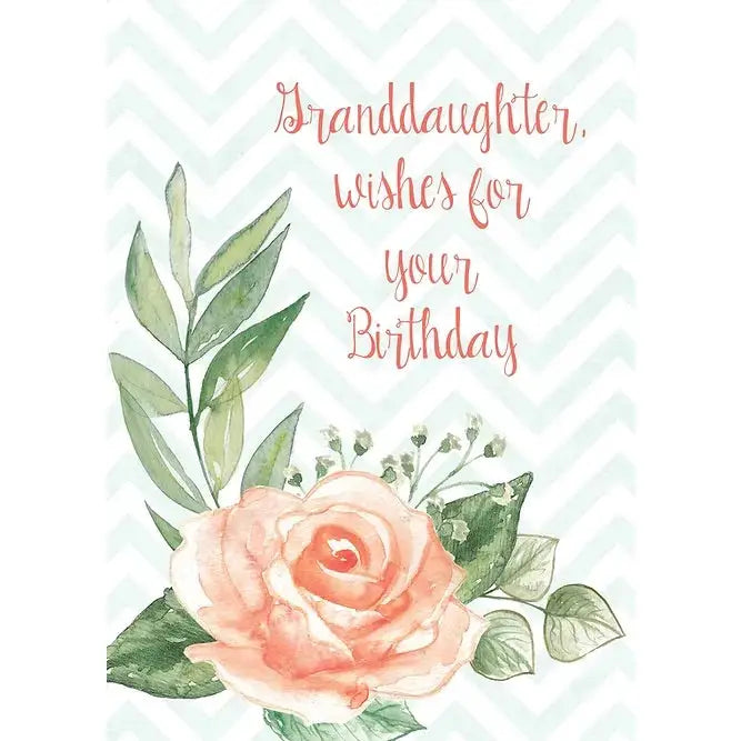 Granddaughter Birthday Card