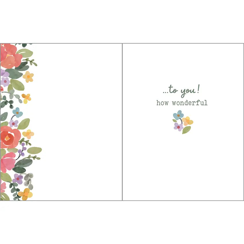 Congratulations Greeting Card - Bouquet of Congrats