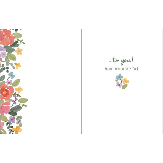 Congratulations Greeting Card - Bouquet of Congrats
