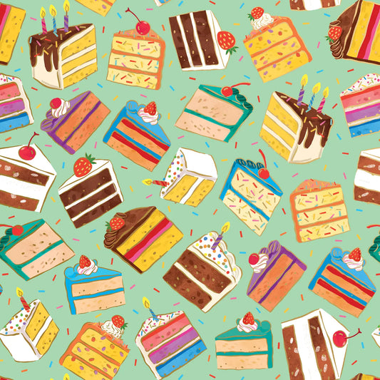 Birthday Cake - Wrap - Roll
