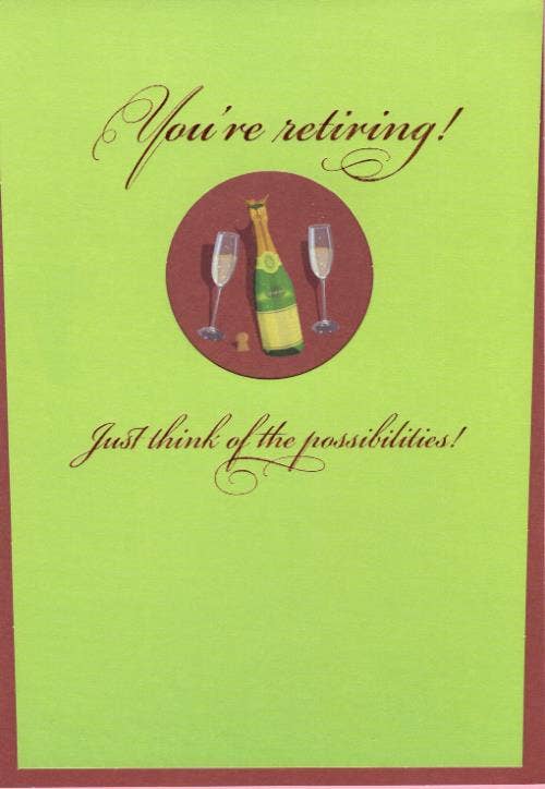 Congratulations Retirement Card