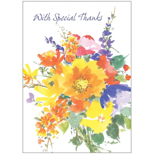 With Special Thanks Card