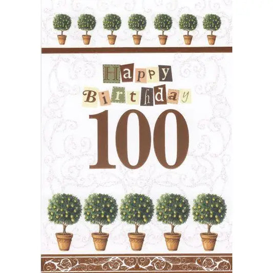100th Birthday Card
