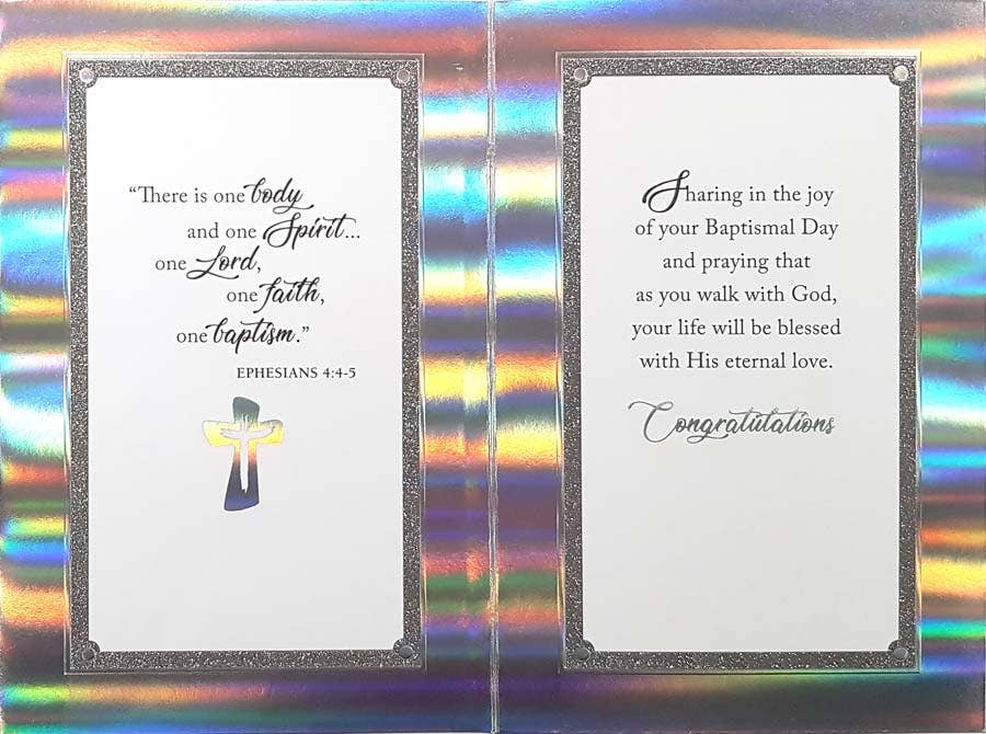 Baptism Greeting Card for Anyone