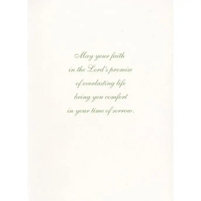 Religious Sympathy Card