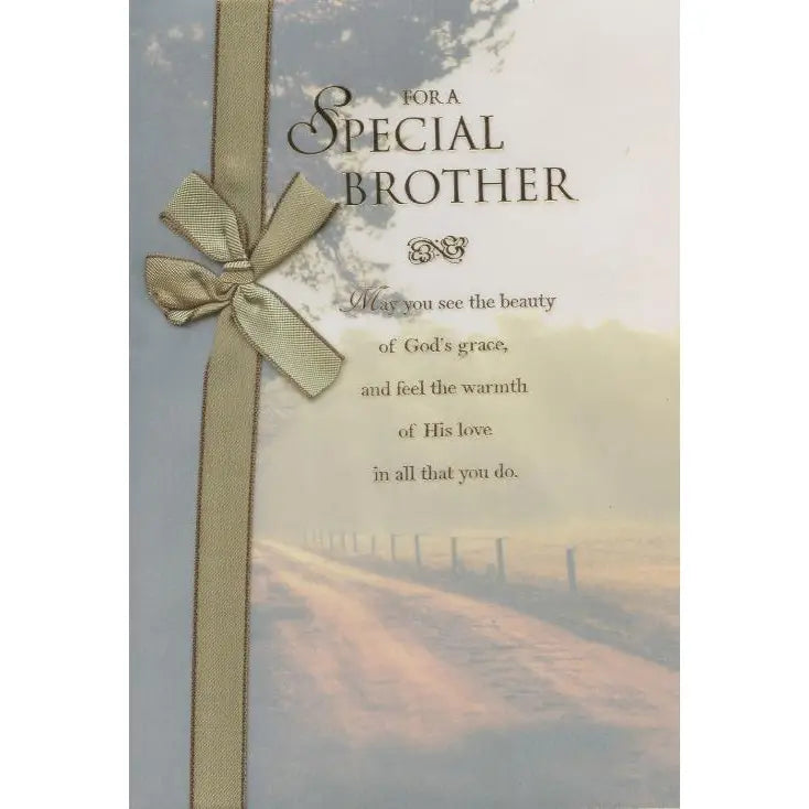Religious Brother Birthday Card