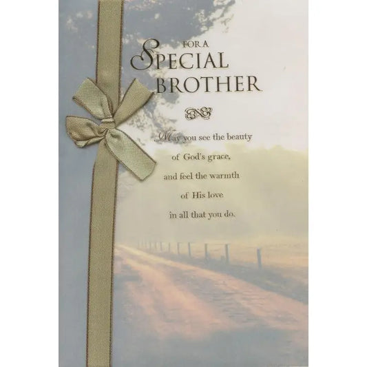 Religious Brother Birthday Card