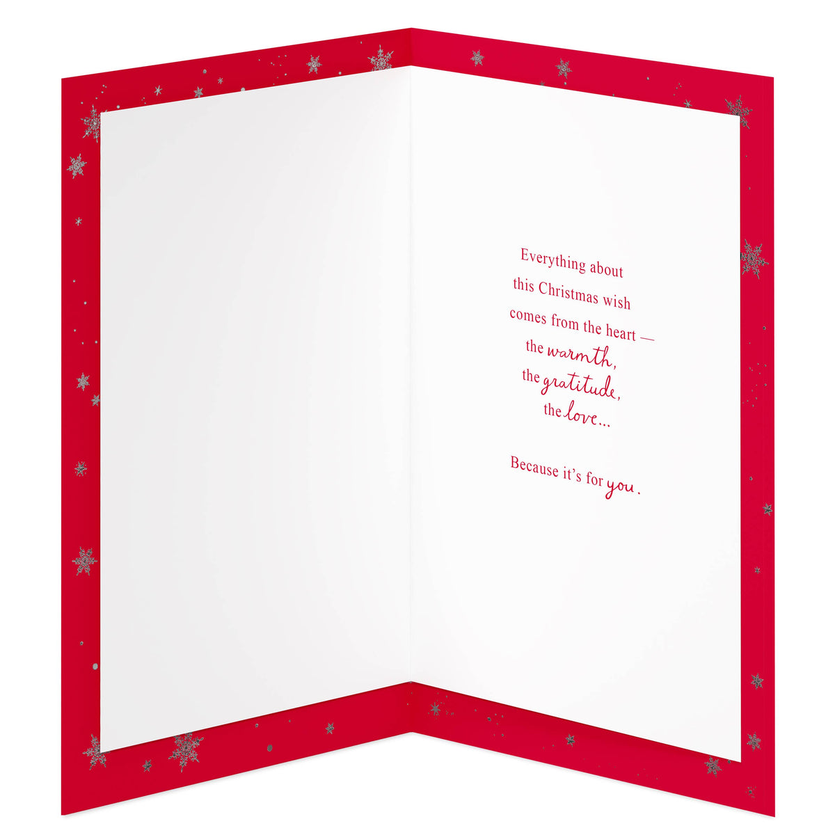 From the Heart Merry Christmas Greeting Card