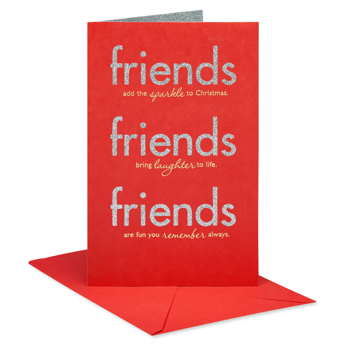 Christmas Sparkle Friendship Greeting Card