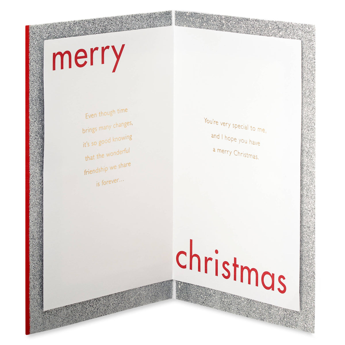 Christmas Sparkle Friendship Greeting Card