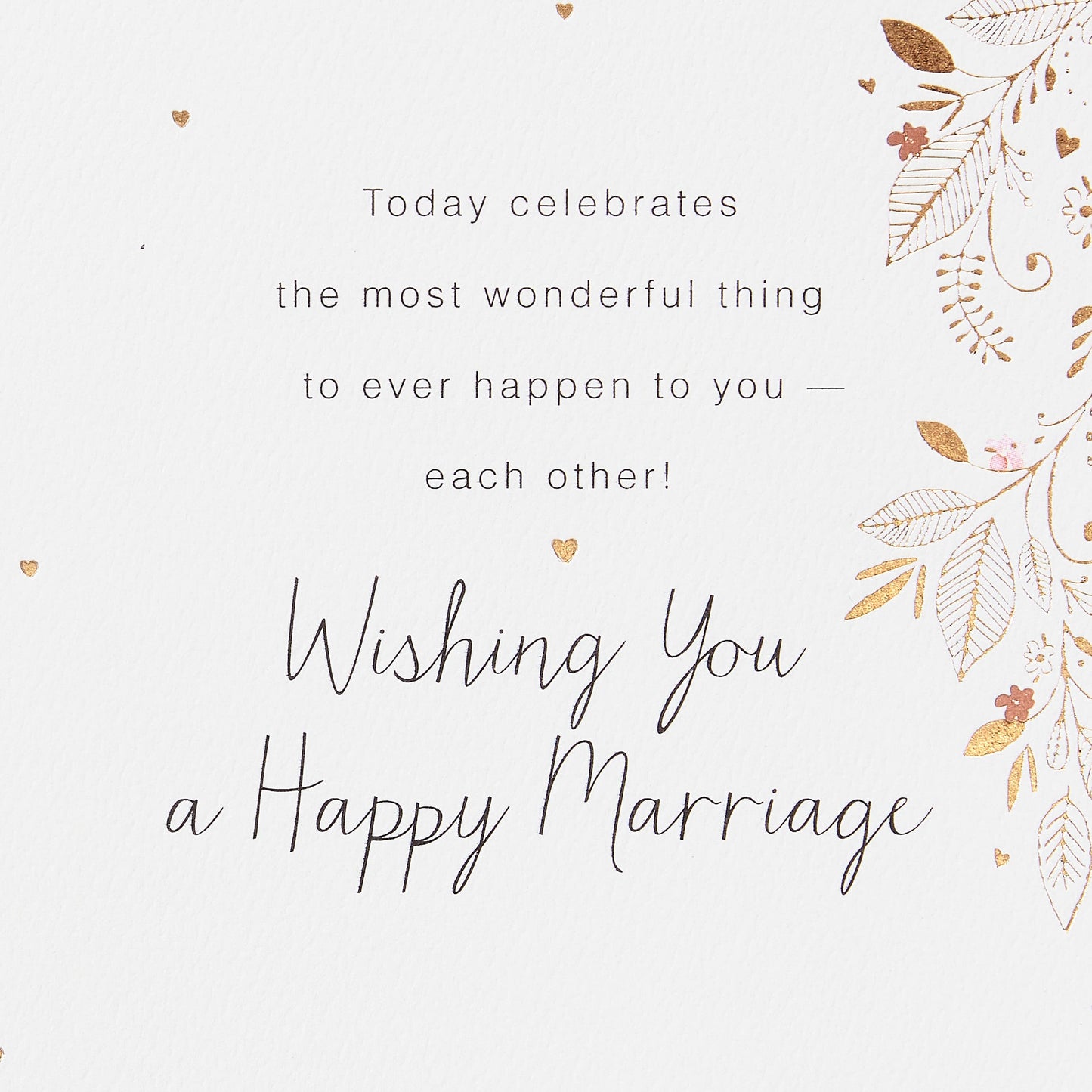 Wedding Congratulations Card –“Two Are Better Than One”