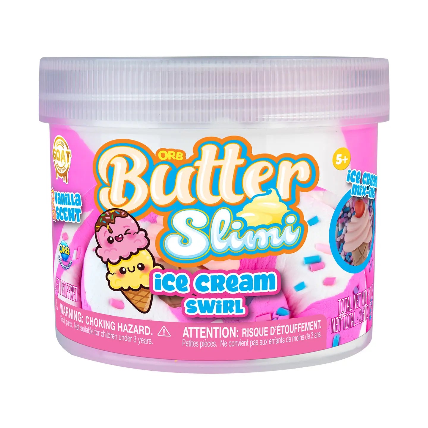 Butter Slimi Ice Cream Swirl Slime