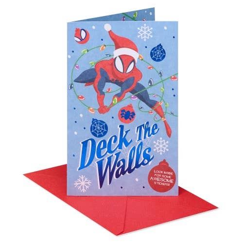 Spiderman Christmas Card