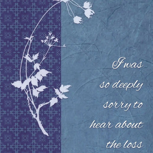 Beloved Son - Sympathy Loss of Son Scripture Card