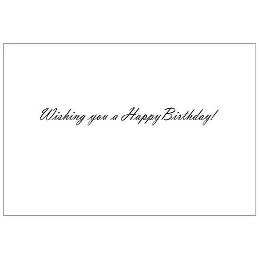 Spring Stream and Cabin - Birthday Card