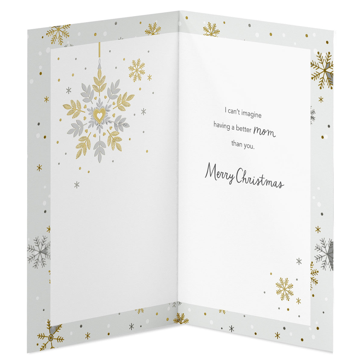 Christmas Card for Mother / Mom (Can't Imagine)