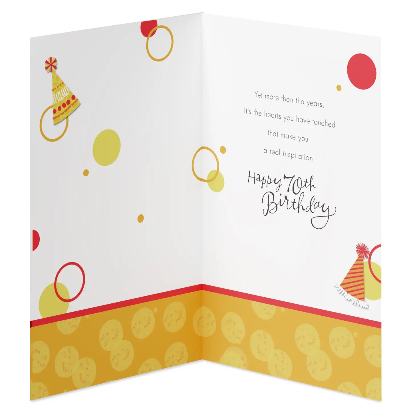 70th Birthday Card