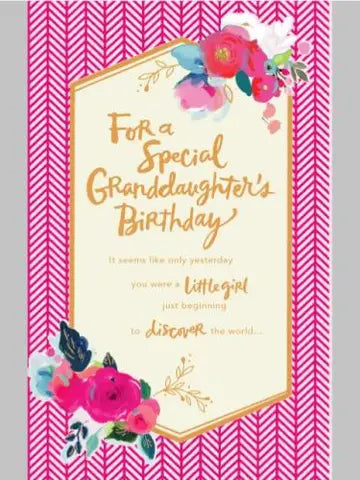 Granddaughter Birthday Card