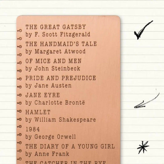 Bucket List Bookmark
