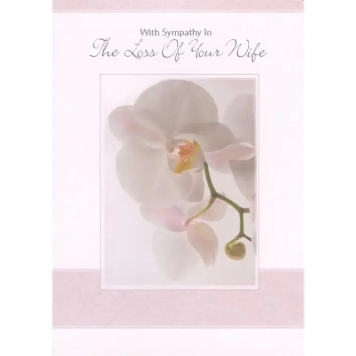 Loss of Wife Sympathy Card
