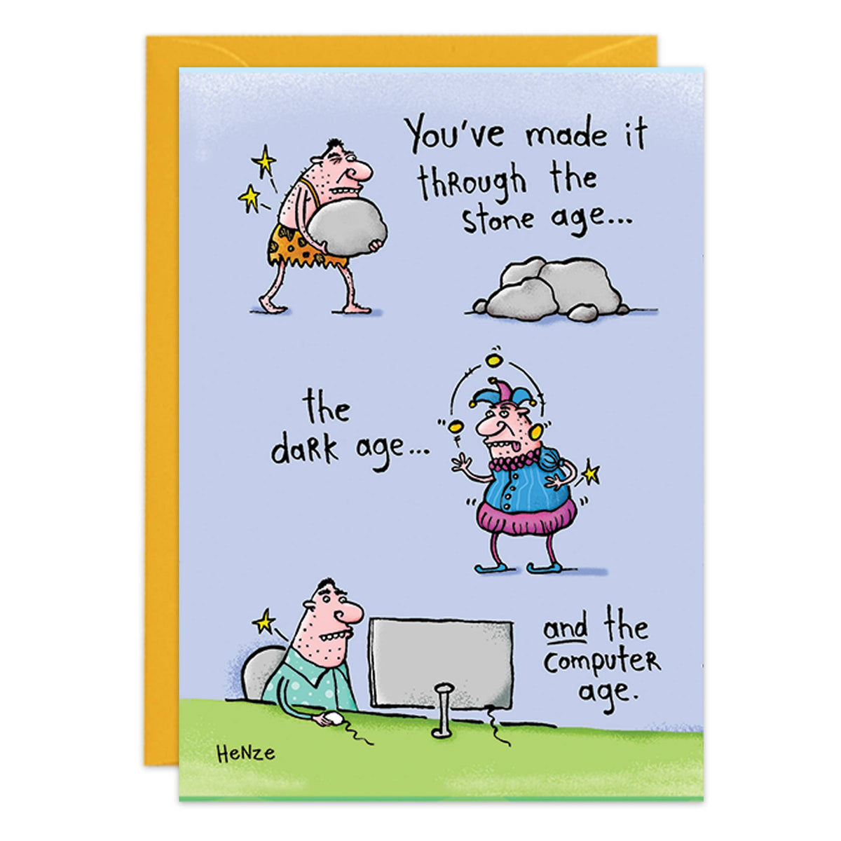 Stone Age Retirement Card