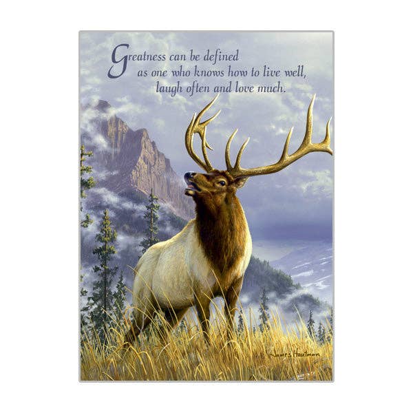 High Mountain Elk - Birthday For Him Card